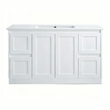 SH1200-KB - 1200x460x880mm Shaker Style Kickboard MDF Vanity with Ceramic Basin