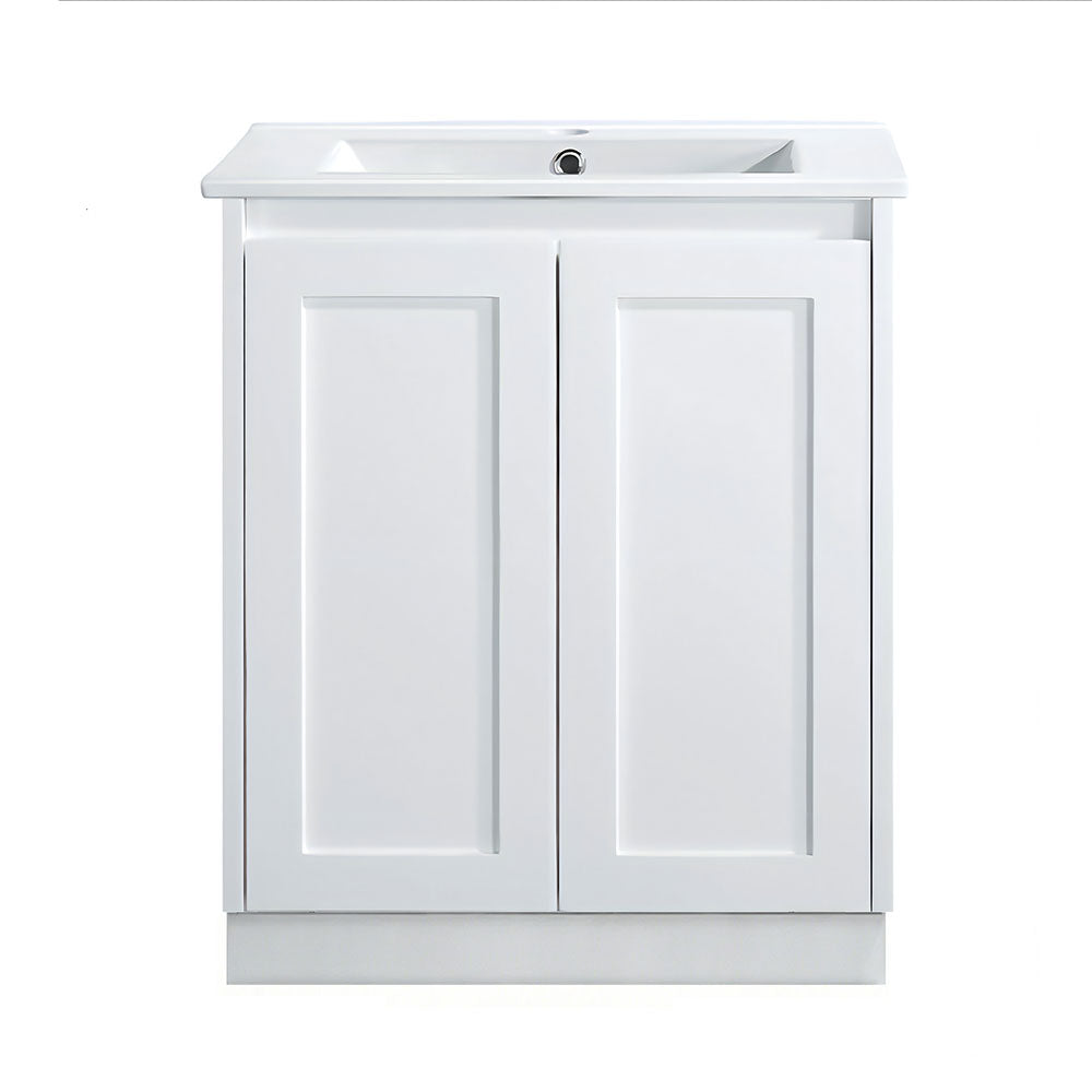 SH600-KB - 600x460x880mm Shaker Style Kickboard MDF Vanity with Ceramic Basin