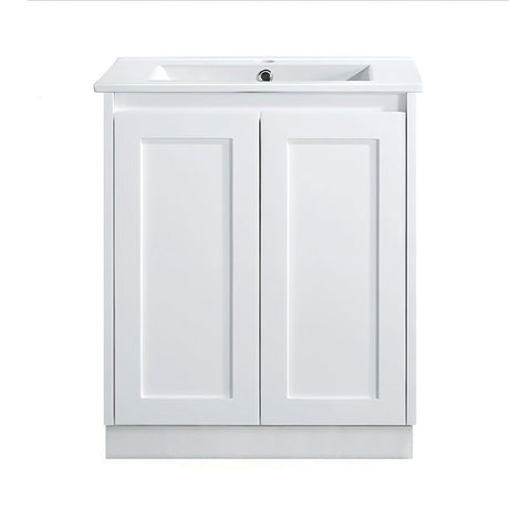SH600-KB - 600x460x880mm Shaker Style Kickboard MDF Vanity with Ceramic Basin