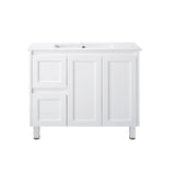 SH900L - 900x460x875mm Matte Finish Polyurethane Cabinet with Shaker Doors