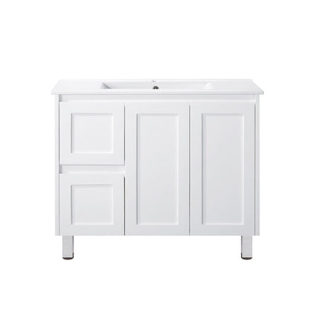 SH900L - 900x460x875mm Matte Finish Polyurethane Cabinet with Shaker Doors