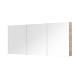 SL1200 - 1200x720x150mm Veneer Cabinet with Pencil Edge Mirror