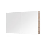 SL900 - 900x720x150mm Veneer Cabinet with Pencil Edge Mirror