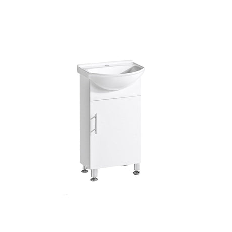 SR450 - 450x350x890mm High Gloss Polyurethane Cabinet with Soft Close Doors