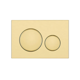 Stainless Steel Round Flush Buttons for Geberit Sigma – Brushed Gold