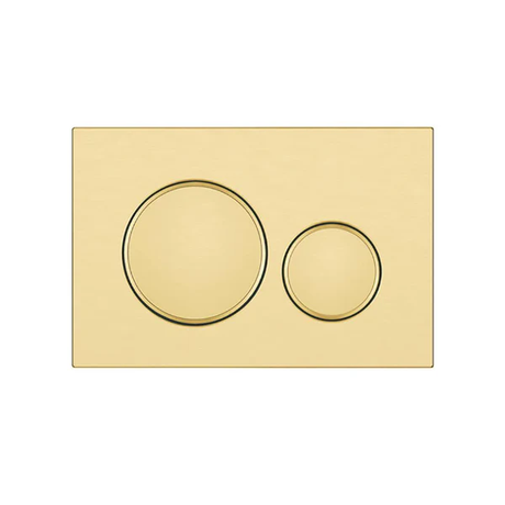 Stainless Steel Round Flush Buttons for Geberit Sigma – Brushed Gold