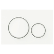 Stainless Steel Round Flush Buttons for Geberit Sigma – Matte White