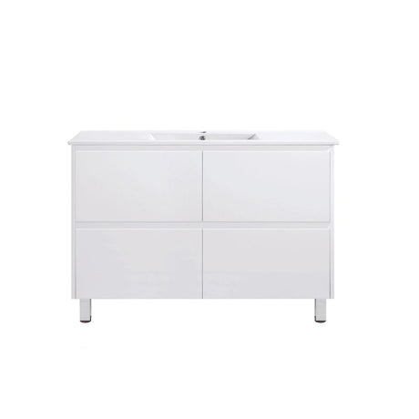 TD1200 - 1200x460x875mm PVC Vanity with Ceramic Basin