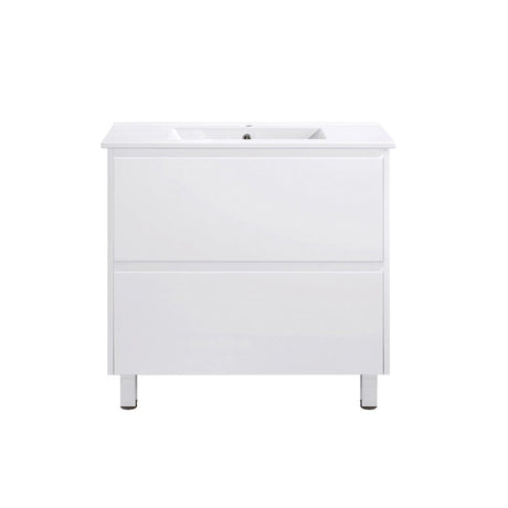 TD900 - 900x460x875mm PVC Vanity with Ceramic Basin