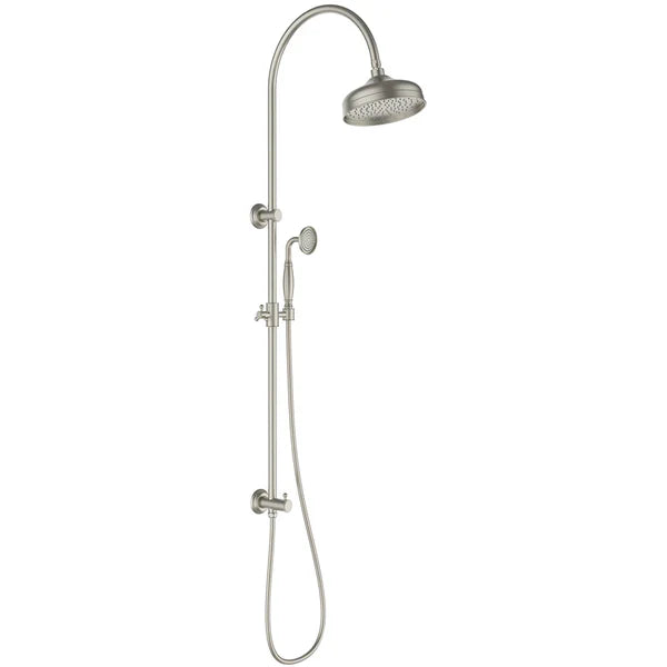 Vintage Brushed Nickel Bathroom Package – Complete Shower, Toilet & Accessory Set – alternate view