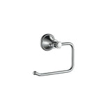 Vintage Chrome With Ceramic White Handle Bathroom Package – Complete Shower, Toilet & Accessory Set – view 9
