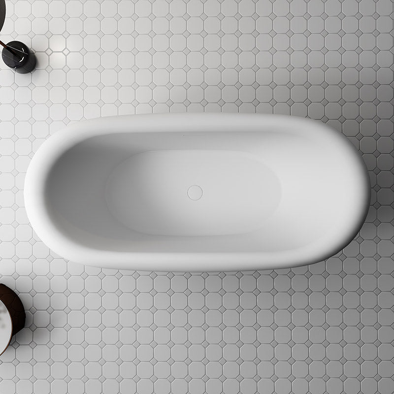 Oxford Matte White Freestanding Bathtub - 1700mm