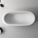 Oxford Matte White Freestanding Bathtub - 1700mm