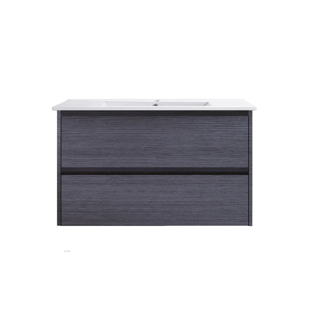 WHDM900 - 900x460x540mm Wall Hung Vanity with Veneer Cabine