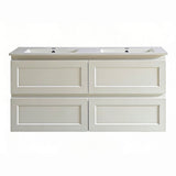 WHSH1200DMW - 1200x460x540mm Wall Hung Shaker Style Vanity with Ceramic Basin