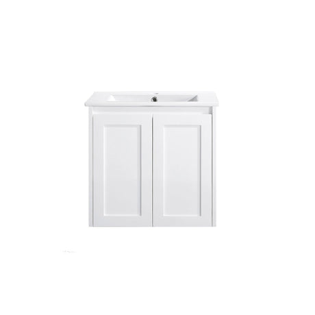 WHSH600 - 600x460x540mm Wall Hung Vanity with Shaker Doors