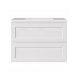 WHSH600MW - 600x460x540mm Wall Hung Shaker Style Vanity with Ceramic Basin