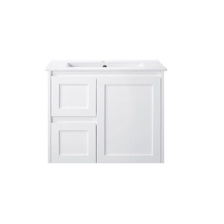 WHSH750L - 750x460x540mm Wall Hung Vanity with Shaker Doors
