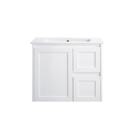 WHSH750R - 750x460x540mm Wall Hung Vanity with Shaker Doors
