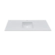 WS1500 - 1500x460mm Tear White Stone Top with Undermount Basin