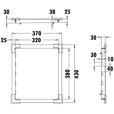 Square Tray – alternate view
