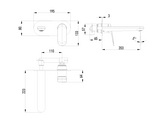 Sulu II Wall Basin Mixer Trim Kits – view 6