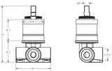 Linie Wall Mixer Body – alternate view