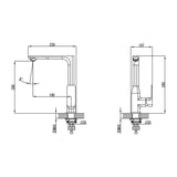 Seto Sink Mixer Lead Free – alternate view