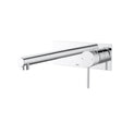 Hali Wall Basin Mixer Straight Spout Lead Free