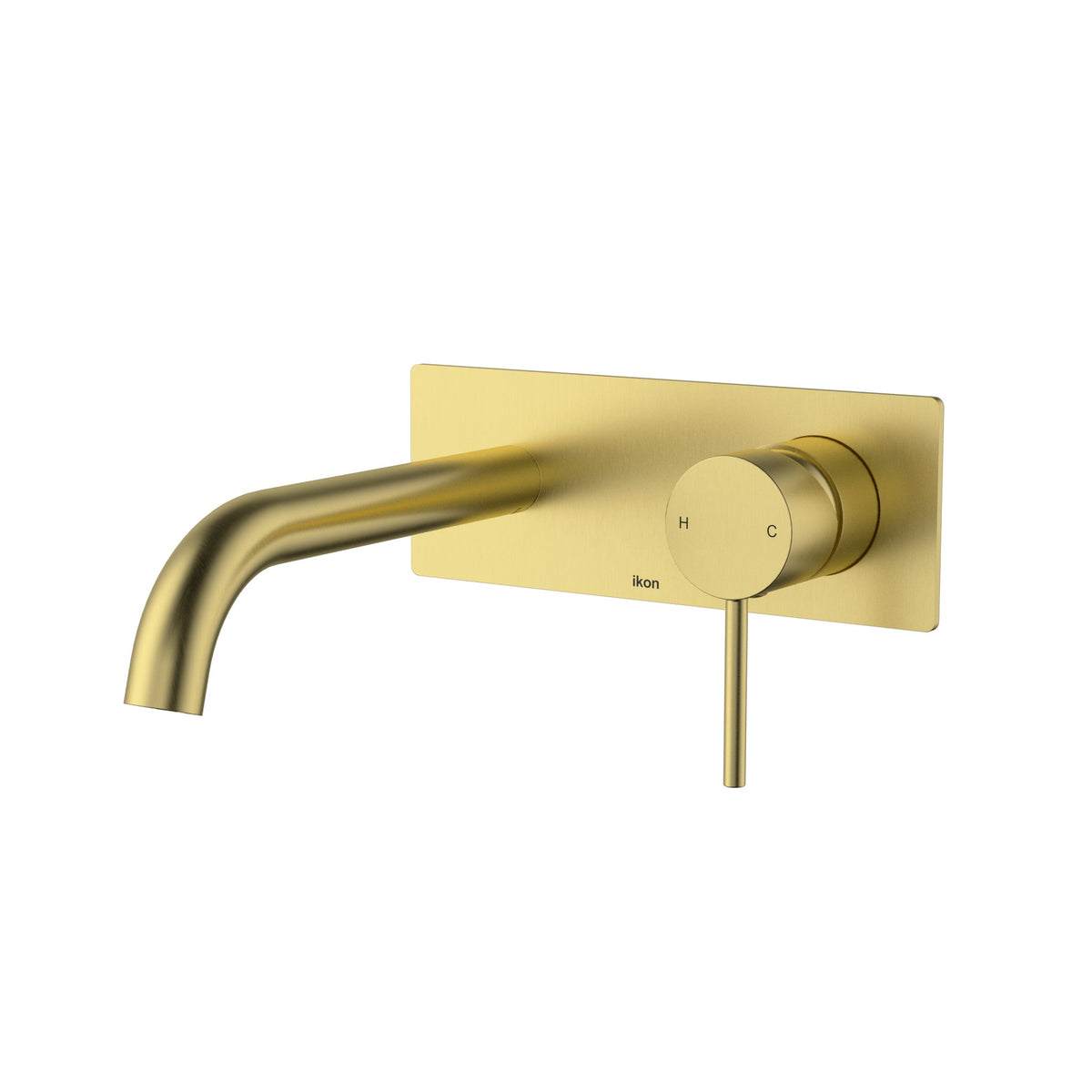 Hali Wall Basin Mixer Curved Spout Lead Free – alternate view