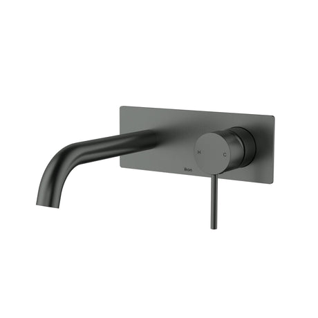 Hali Wall Basin Mixer Curved Spout Lead Free – view 4