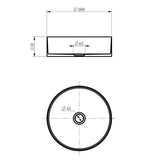 SS360 - 360x360x110mm Stainless Steel Above Counter Basin – alternate view