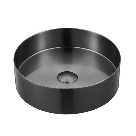 SS360GM - 360x360x110mm Stainless Steel Gunmetal Above Counter Basin