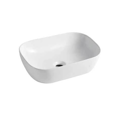 BA455MW - 455x325x135mm Matte White Above Countertop Basin