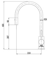 Otus New Pull Out Sink Mixer Lead Free – view 6