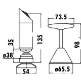 Shower Tap Set Chrome - 180x220x80mm – alternate view