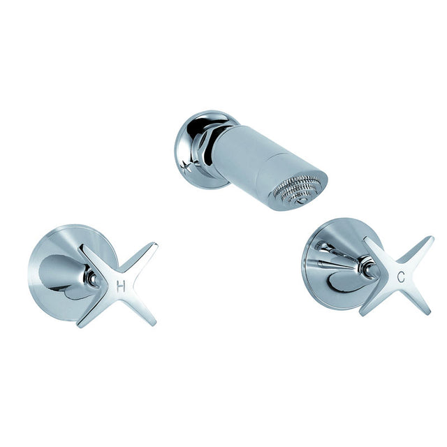 Shower Tap Set Chrome - 180x220x80mm