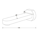 Yale Spout 185mm – alternate view