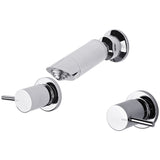 Shower Tap Set Chrome - 230x180x80mm