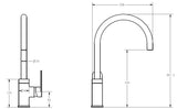 Sora SS Sink Mixer – view 6