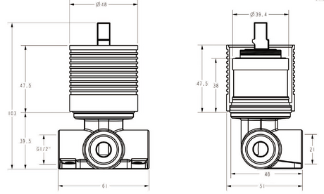 Sora SS Wall Mixer In Rough-In Body – alternate view
