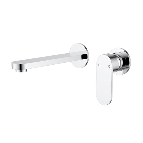 Sora SS Wall Basin Mixer Trim Kits With Separate Back Plate – detail view