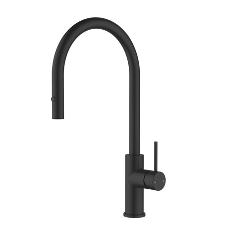 Otus Slimline SS Gooseneck Pull-Out Sink Mixer In Brushed ss304 – view 6