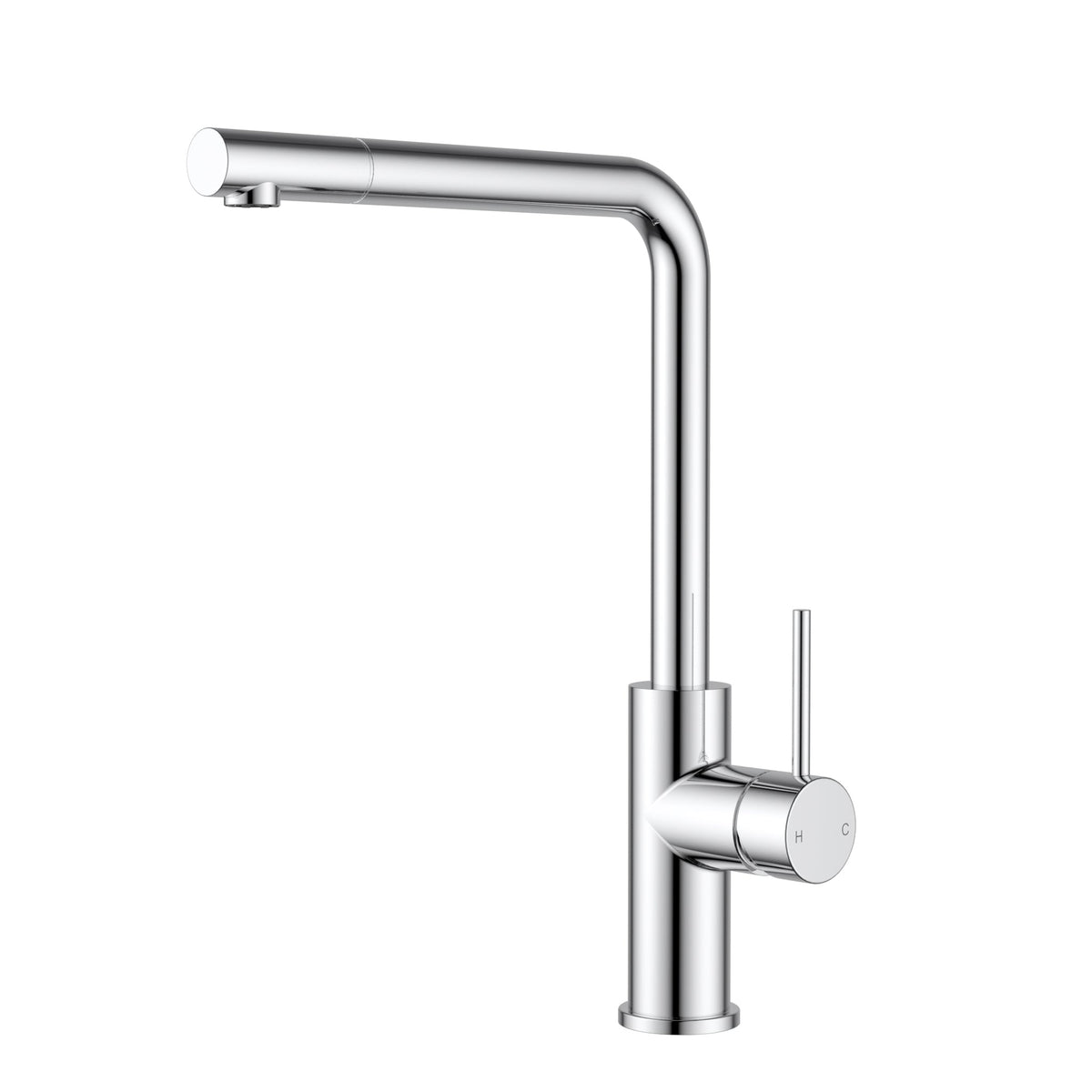 Otus Slimline SS Pull-Out Sink Mixer In Brushed ss304 – detail view