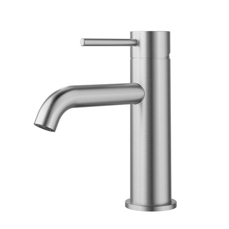 Otus Slimline SS304 Basin Mixer Curved Spout