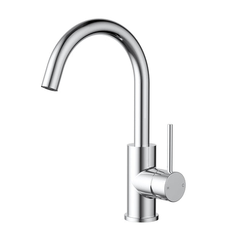 Otus Slimline SS304 Basin Mixer Gooseneck