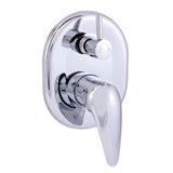 Ruby Wall Mixer Diverter Chrome
