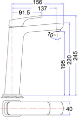 Eden Basin Mixer High Rise – view 4