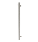 Linsol Allegra 12V Round Bar Vertical Heated Towel Rail with T-Bar
