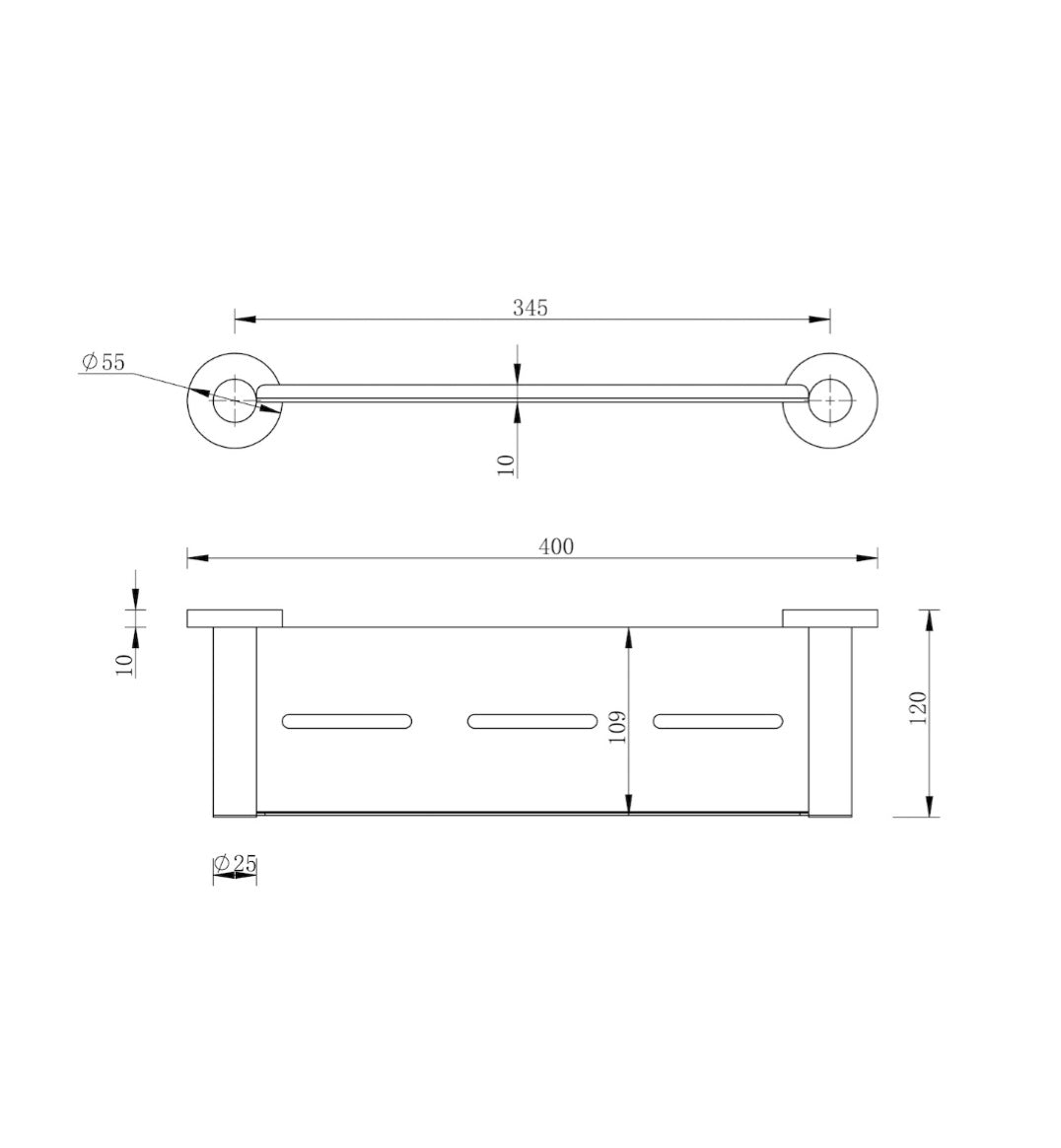 Linsol Lux S2 Metal Shelf